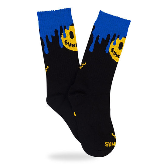 SMILE BLACK-BLUE SOCK Sumomihi