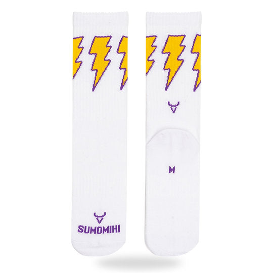 LIGHTNING WHITE SOCK Sumomihi