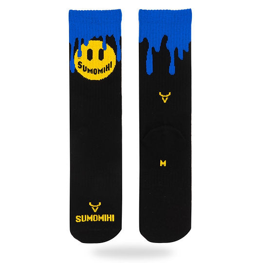 SMILE BLACK-BLUE SOCK Sumomihi