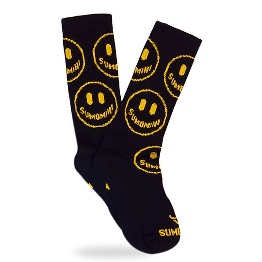 SMILE BLACK SOCK Sumomihi