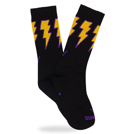 LIGHTNING BLACK SOCK Sumomihi