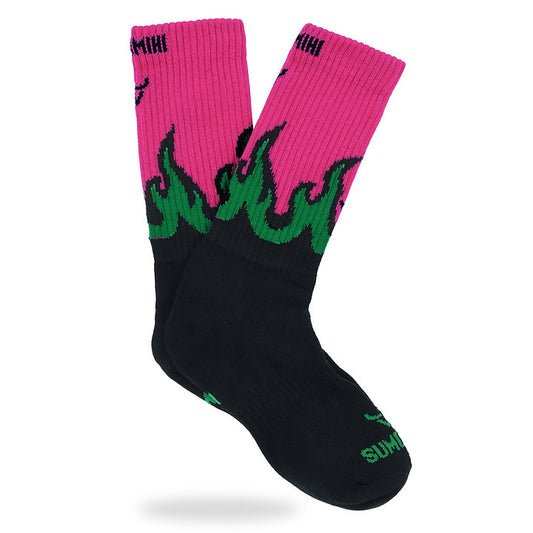 FLAME FUCHSIA SOCK Sumomihi