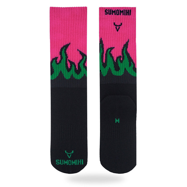 FLAME FUCHSIA SOCK Sumomihi