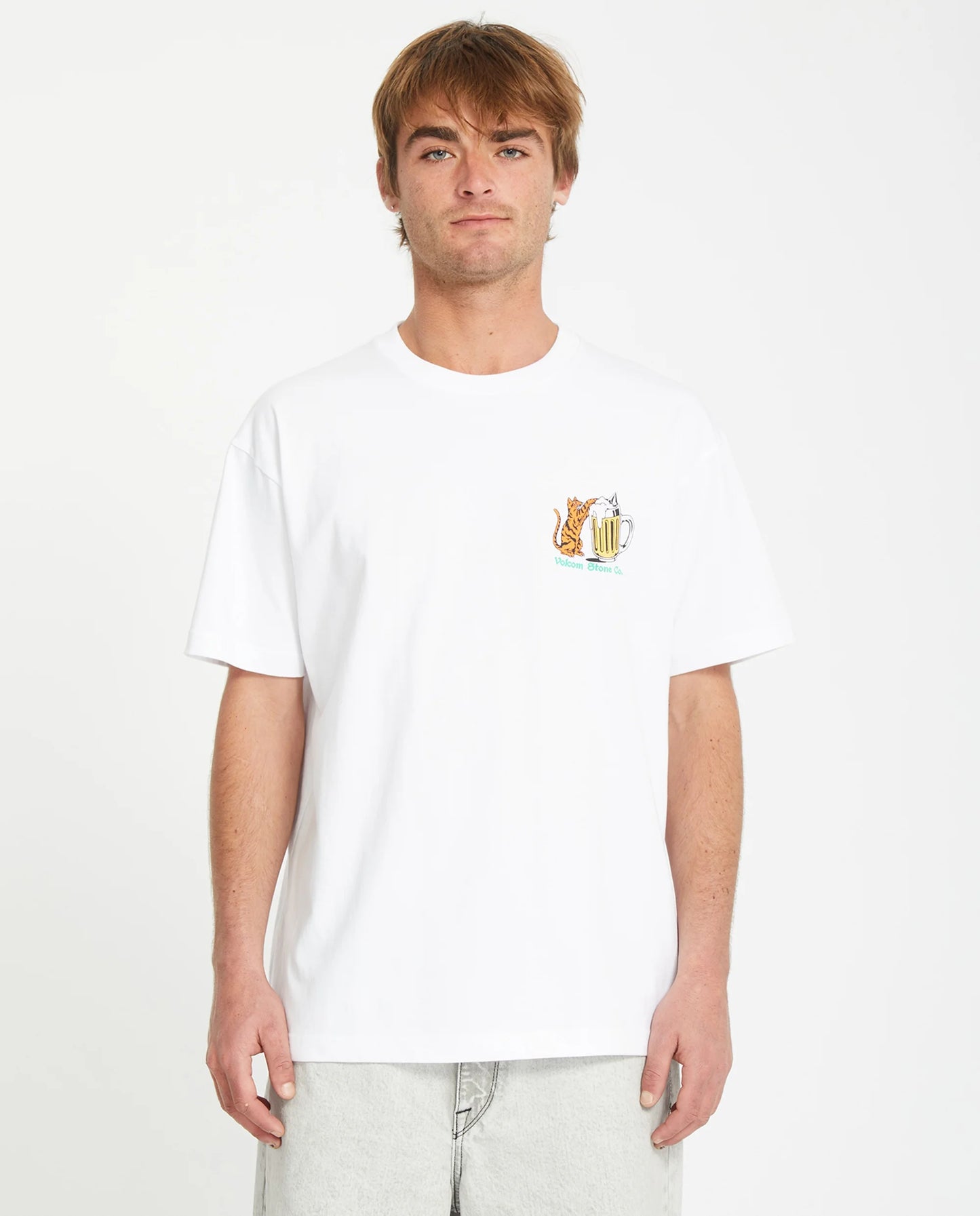 T-shirt Curious Cat Volcom